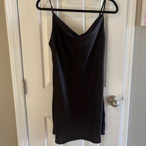 Urban Outfitters Black SilkySlip Dress Sz M